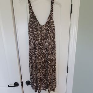 Animal print dress